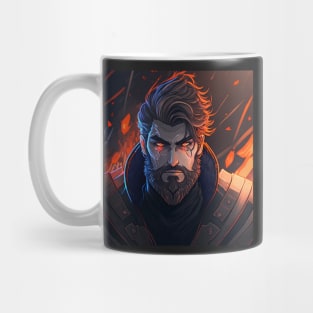 Valheim Fire Storm Viking Portrait Mug